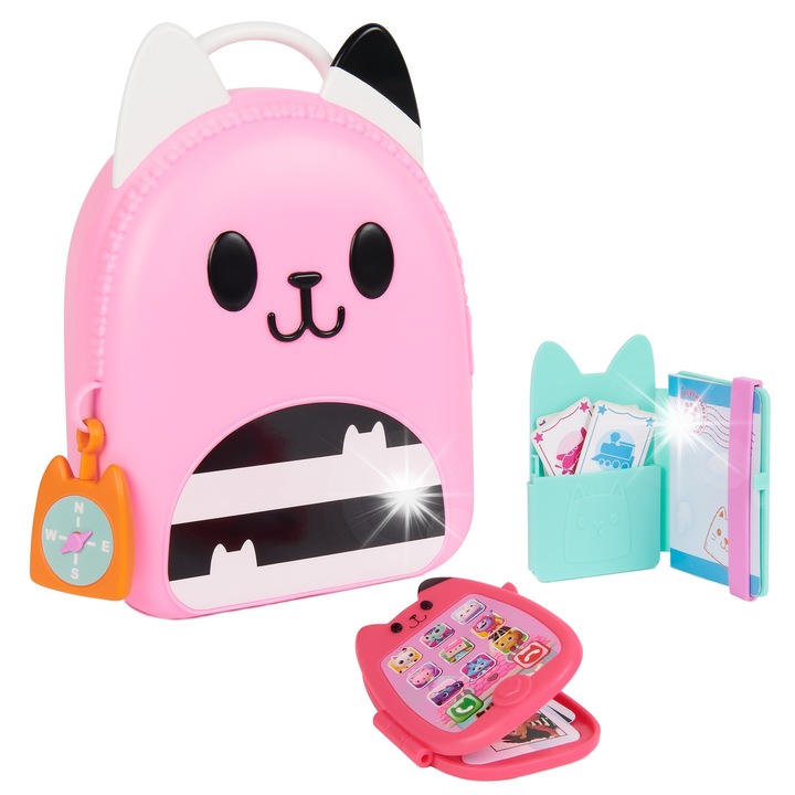 Gabby Girl On-The-Go utazókészlet, Spin Master, 11 részes, többszínű, 3 éves kortól