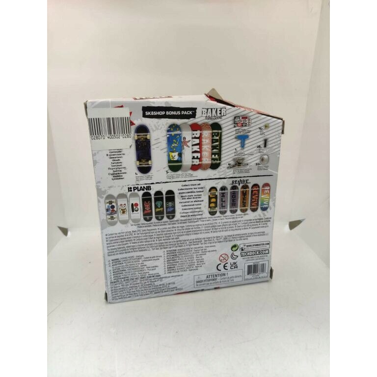 Set fingerboard Tech Deck, 6 piese, grafica autentica, 9.6x2.8cm
