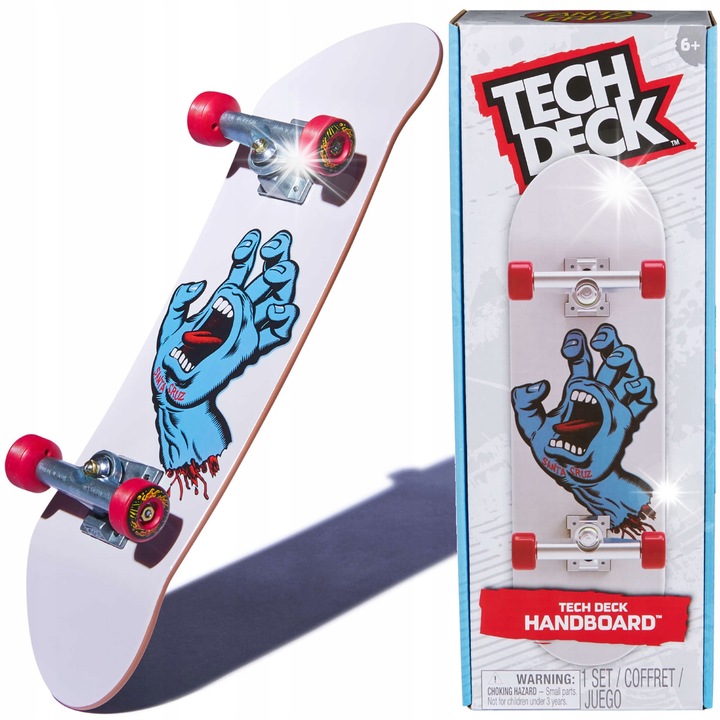 Deskorolca MAXI Handboard Tech Deck, 27x6,5x4cm, multicolor, set pentru copii de la 6 ani