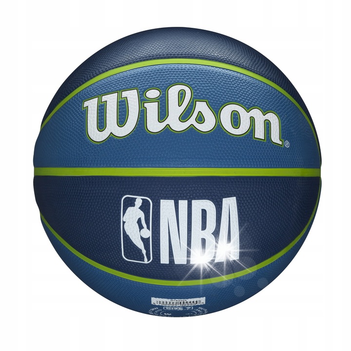 Minge de baschet Wilson Minnesota Timberwolves, 7, exterior si interior, cauciuc
