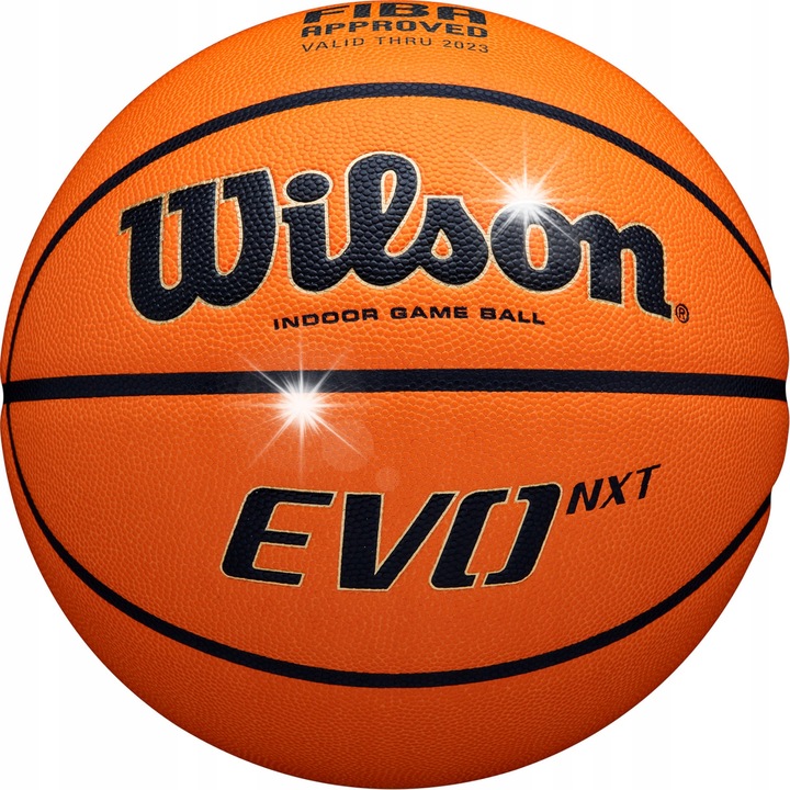Minge de baschet Wilson EVO NXT, 6, micro touch, omologata FIBA, pentru interior