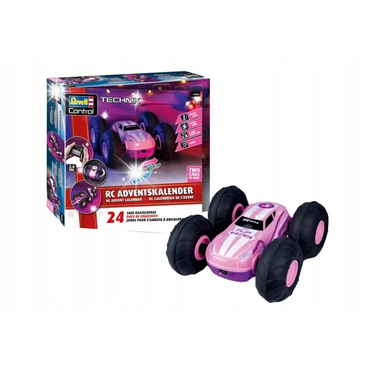 RC autó, Revell, rozsda, LED világítás