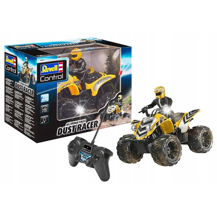 Revell Quadbike New Dust Racer 1:10, 2 csatornás, 27MHz, többszínű