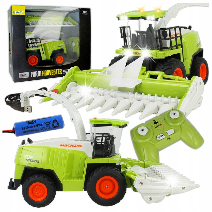 Комбайн Stator, 1:24, светлинни и звукови ефекти, 11x13x19см, с дистанционно управление