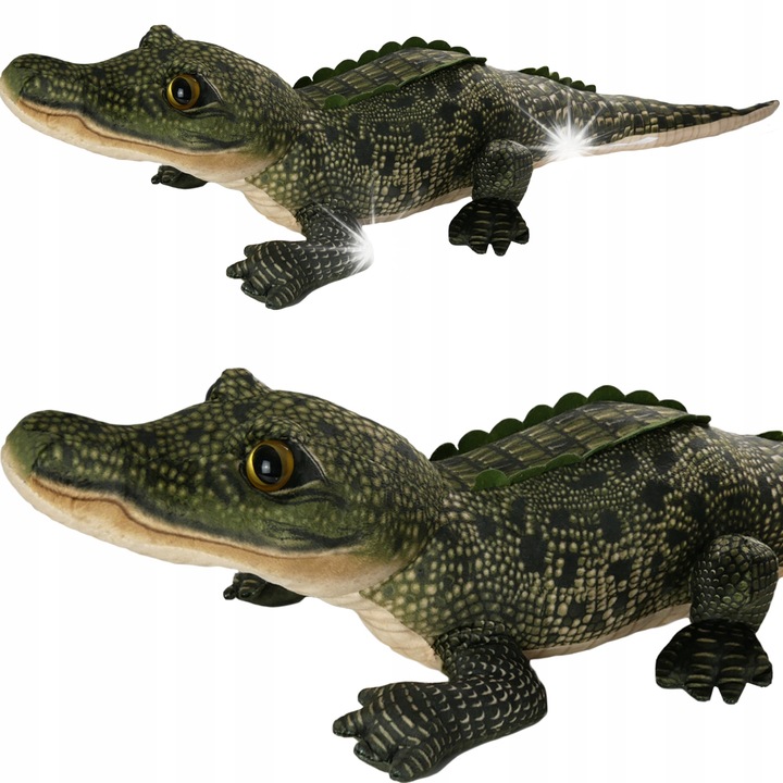 Плюшен алигатор крокодил 100см, Stawscy, реалистични детайли, мек