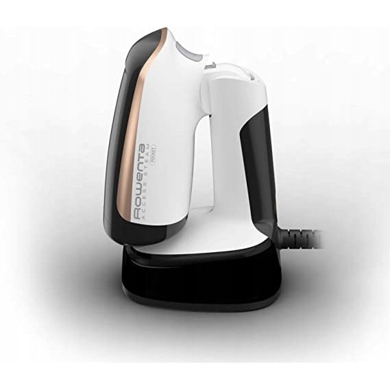 Steamer compact, Rowenta, 1300W, alb-negru, 120ml, cu husa