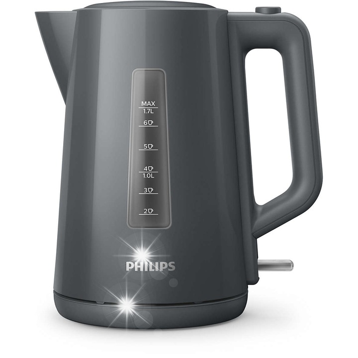 Fierbator electric Philips HD 9318/10, 2200W, 1,7l, gri