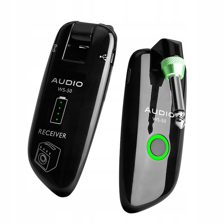 Sistem wireless Swiff WS-50 UHF pentru instrumente muzicale, 50m, 9.3x4x2.9cm