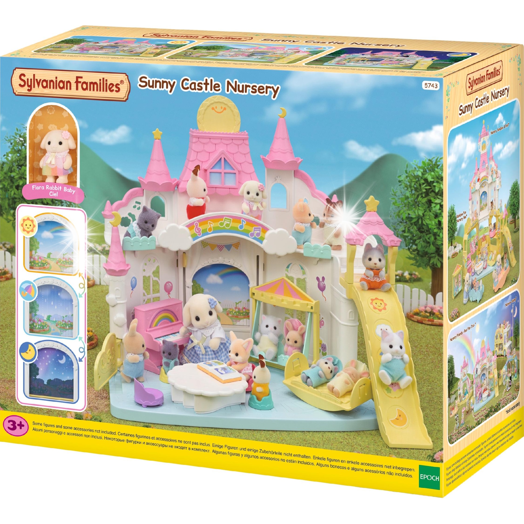 シベリア シヴェリアsivelia toy Set de joaca Sylvanian Families, gradinita colorata, figurina Ciel