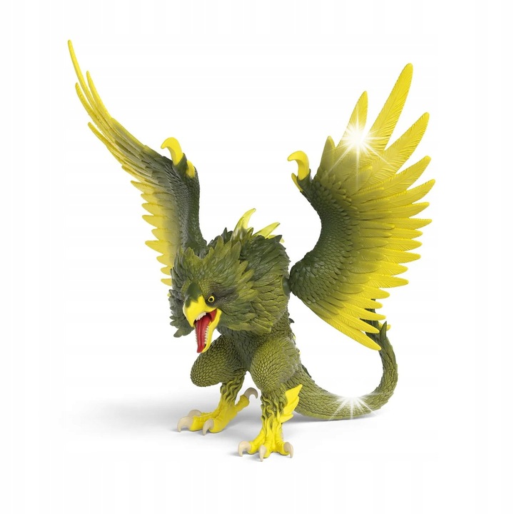 Фигурка Schleich Raptor от Джунглата, 15x15x12см, зелено-жълт