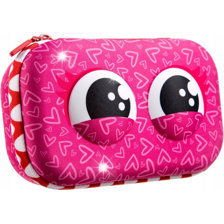 Penar ZIPIT Wildings, negru, 21x13,5x7,5cm, capacitate 60 instrumente de scris, lavabil la masina