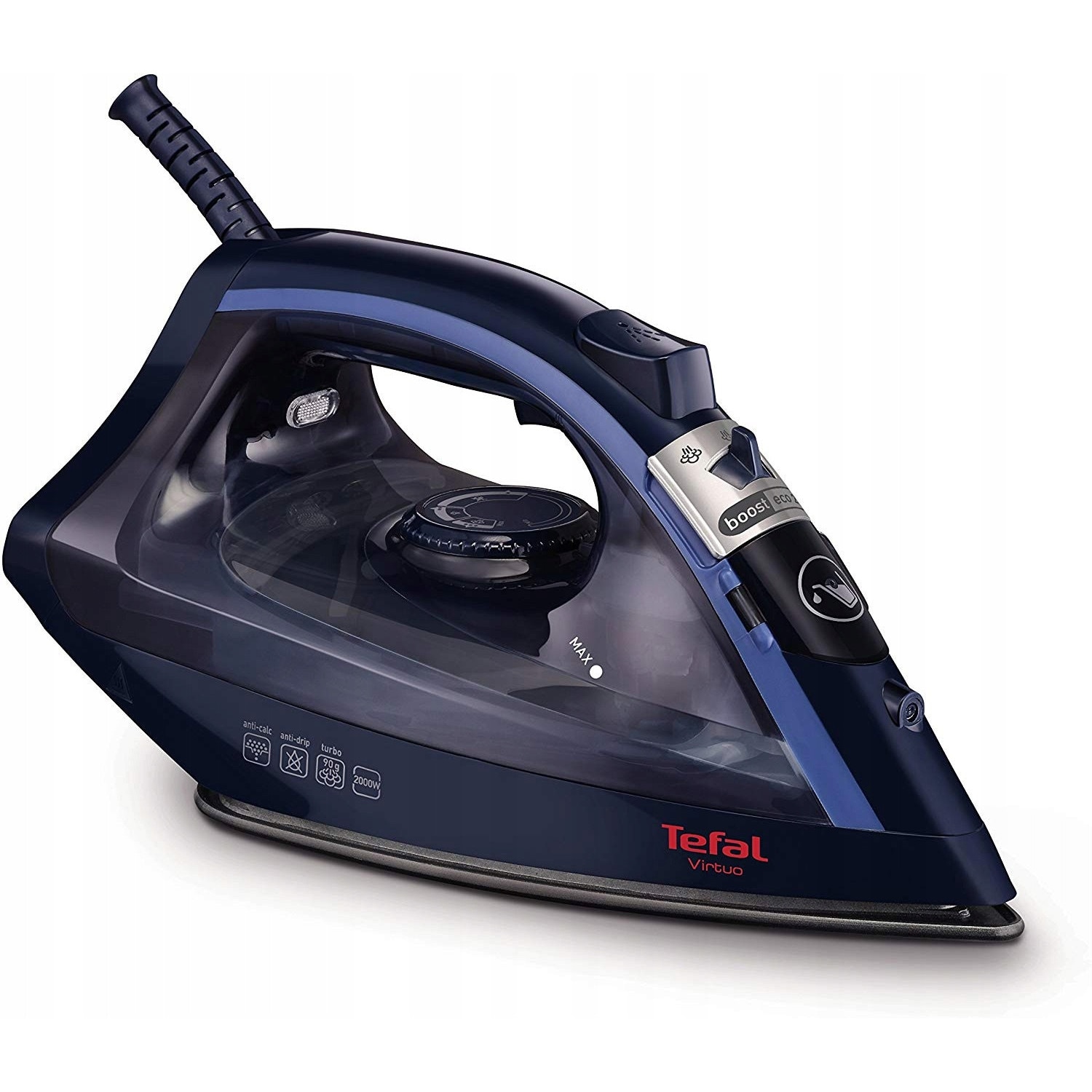 Fier de calcat Tefal Virtuo 2000W albastru 1.9m