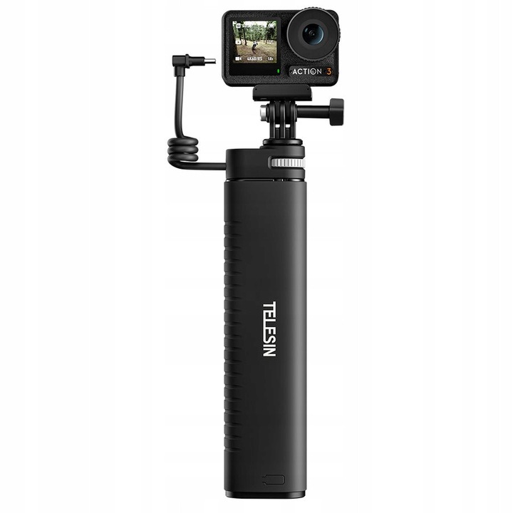 Външна батерия със селфи стик, TE-CSS-001, 10000mAh, 21,5x90см, адаптер GoPro, 245гр