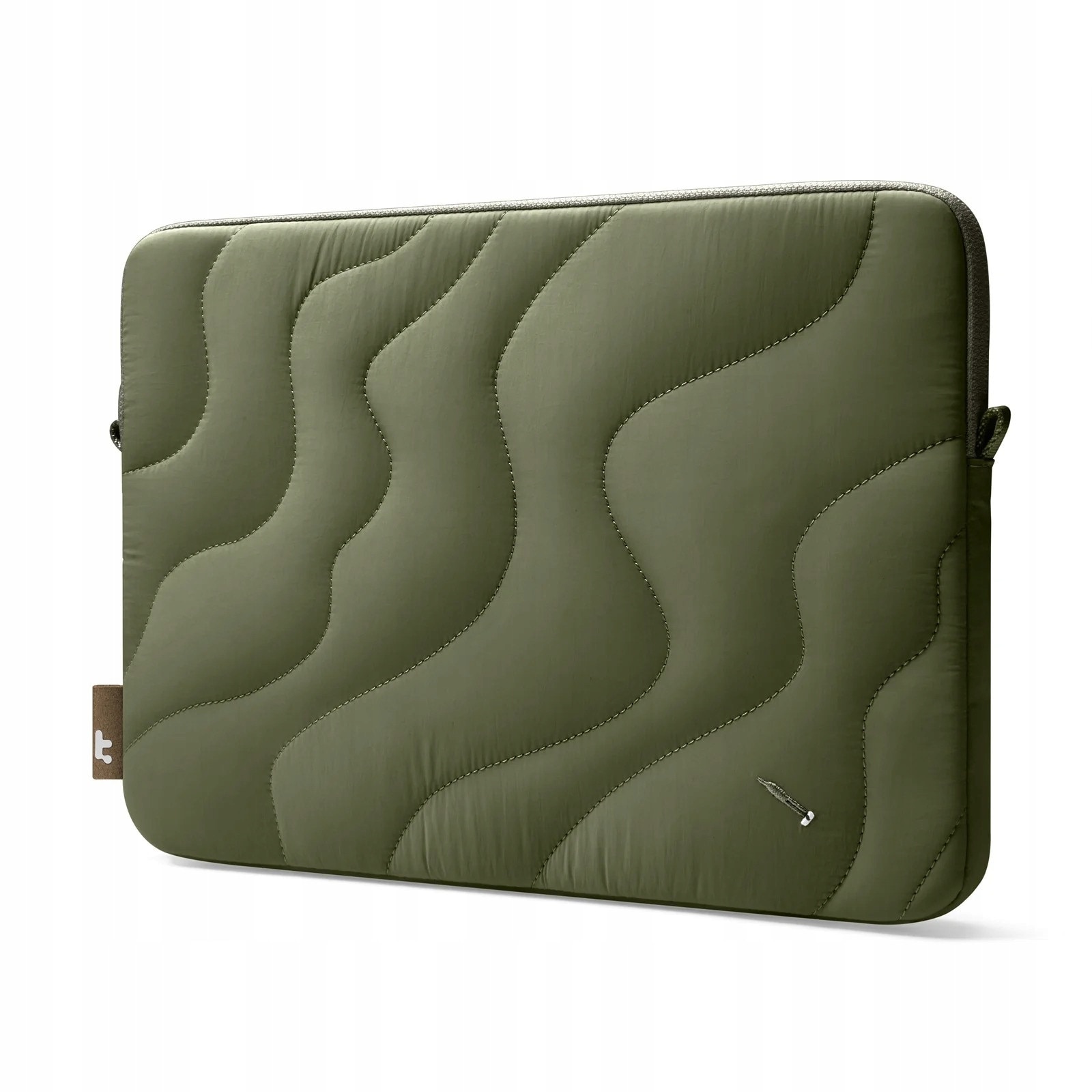 Husa laptop Tomtoc Terra-A27, verde, 41x28x3.5cm, protectie puf