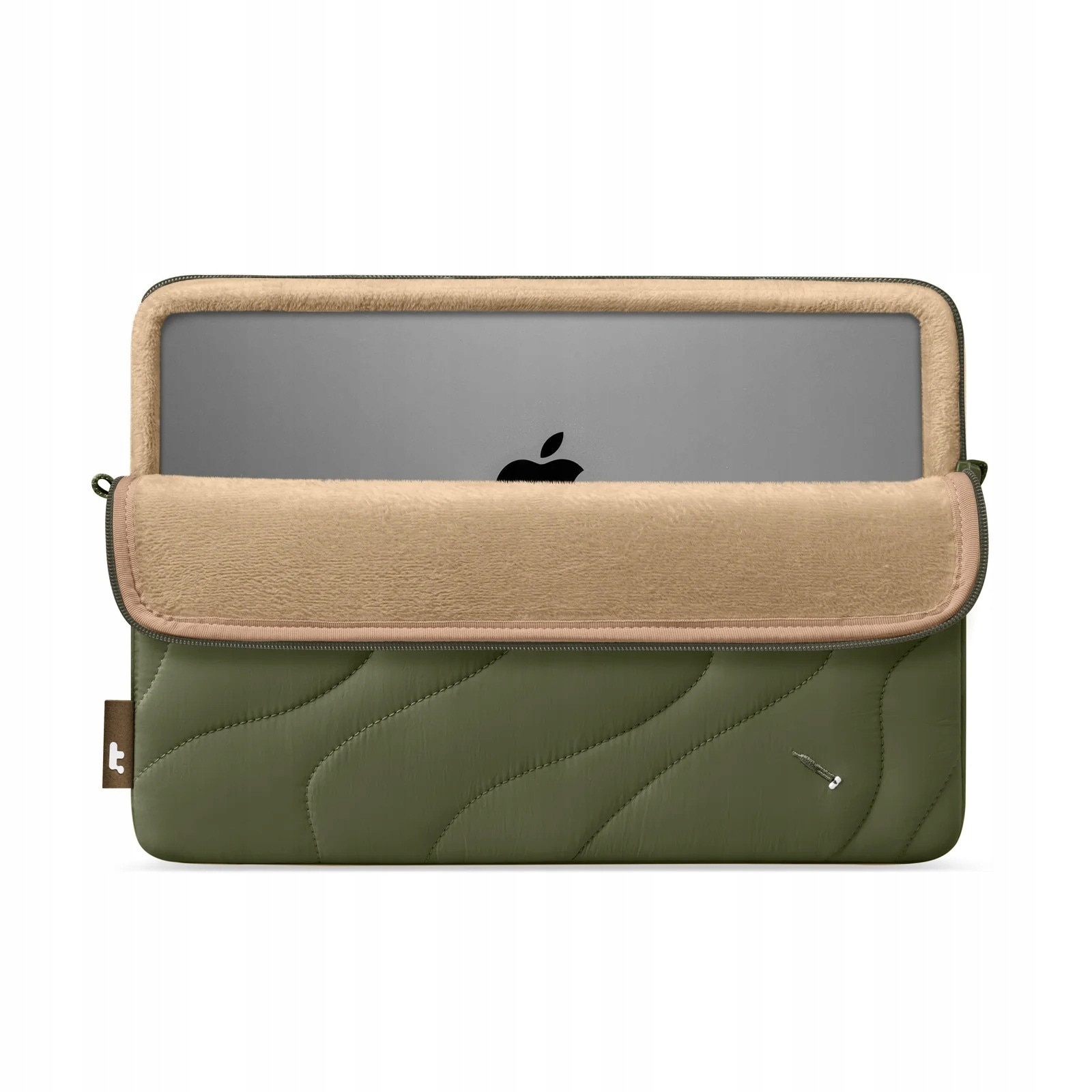 Husa laptop Tomtoc Terra-A27, verde, 41x28x3.5cm, protectie puf