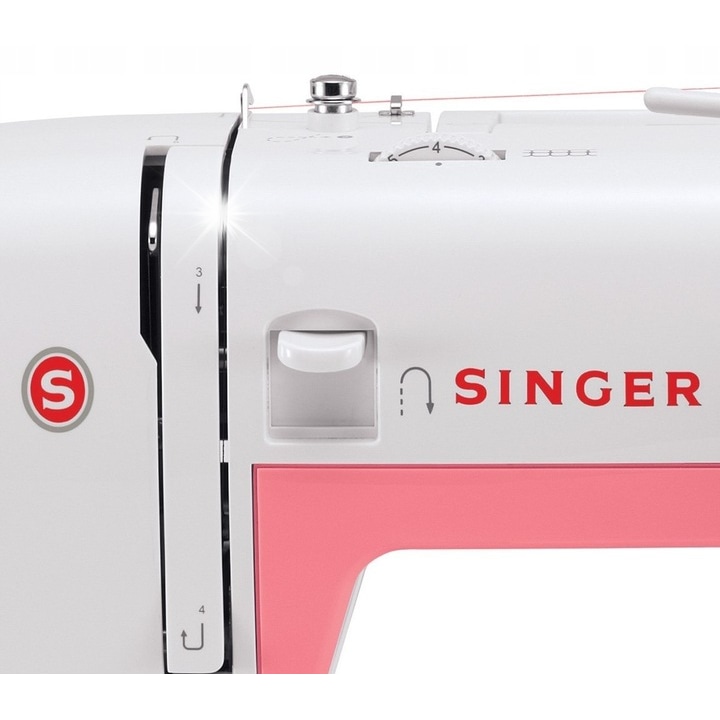 Masina de cusut Singer Serenade 323L, 23 programe, 4 mm lungime, 4,5 mm latime, 36x18,5x29,5 cm