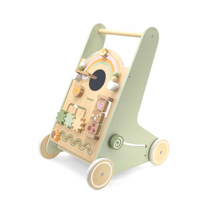 Antemergator, PolarB cu linii colorate, sortare forme, pentru copii de la 18 luni