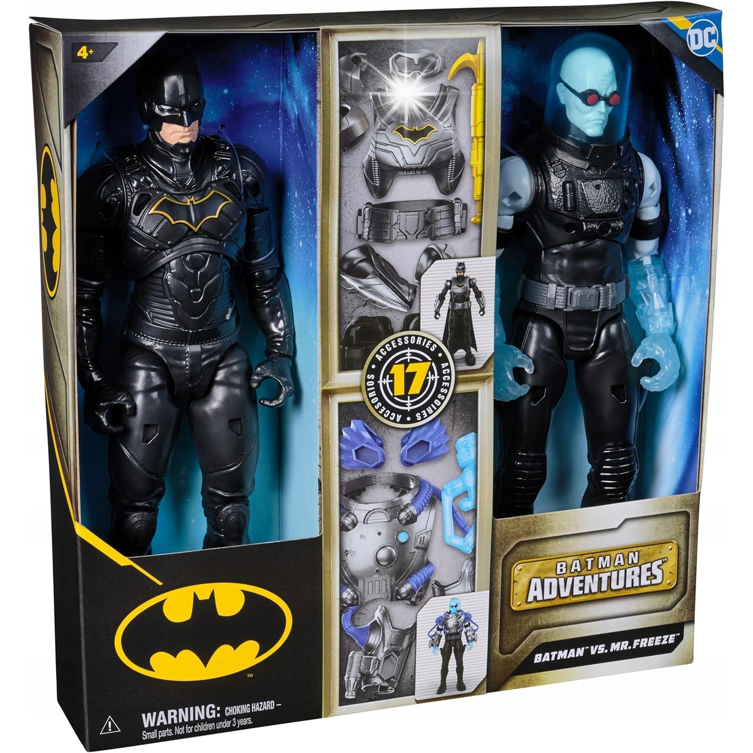 Set figurine Batman Adventures, Batman vs. Mr. Freeze, 30cm, 17
