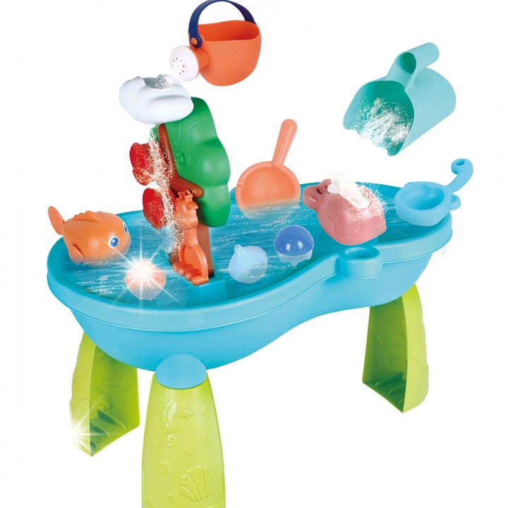 Маса за игра с аксесоари Woopie, многоцветна, за 3 години+