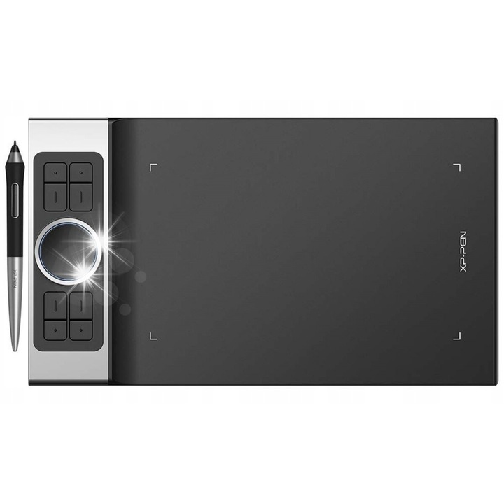 Tablet grafica XP-Pen Deco Pro S, neagra, 8192 niveluri de presiune, 230.76x130.16mm