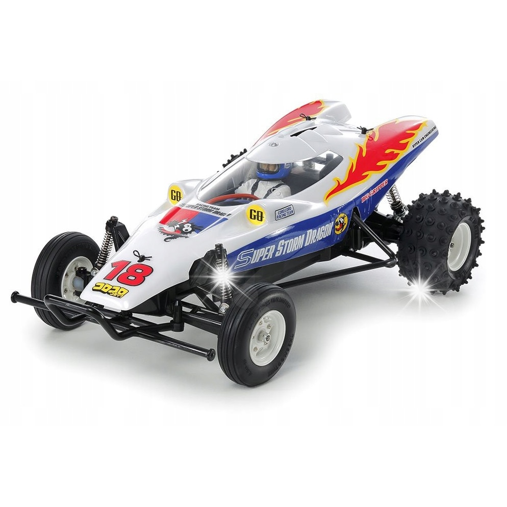 Masinuta RC Tamiya Super Storm Dragon, 1:10, 4WD, 410x230x130mm