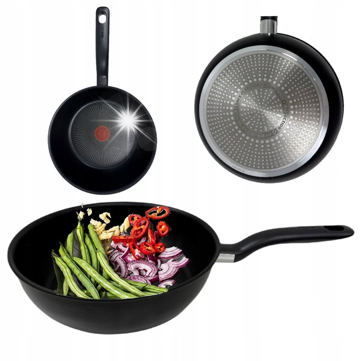 Tefal Cook & Savour serpenyő 26 cm, tapadásmentes Titanium, indukciós, PFOA-mentes