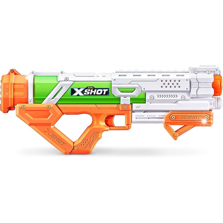 Воден пистолет X-Shot Epic, бял, капацитет 1000 мл, размери 3x9.5x22.5 см