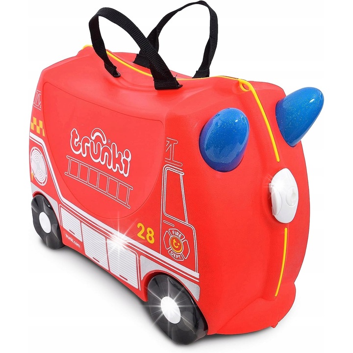 Детски куфар Trunki, 18 литра, червен, 46x21x31см