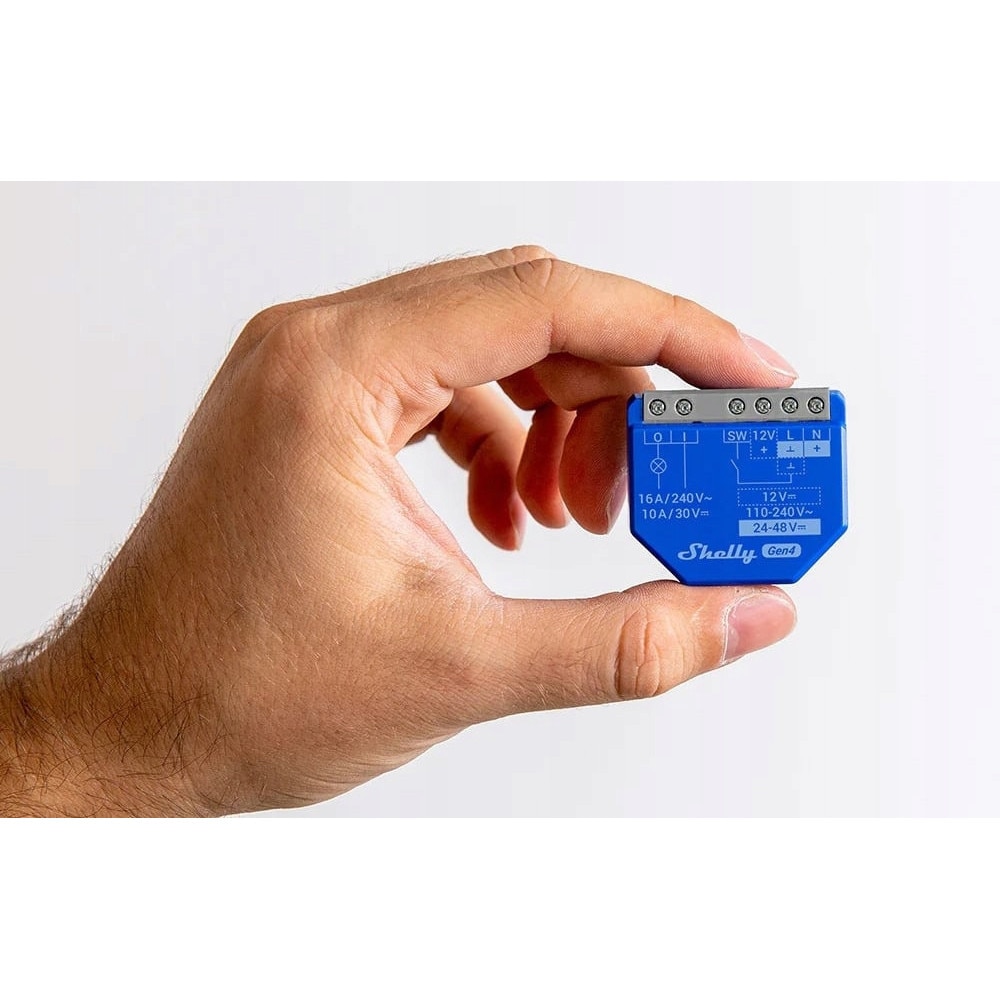 Sterownik Smart Home Shelly 1 Gen4 Zigbee/Matter, Niebiesc, 37x42x16mm ...