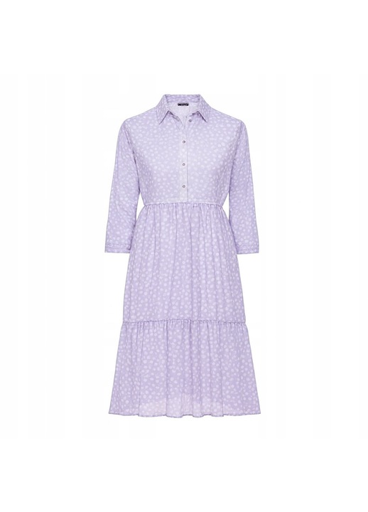 Rochie eleganta Esmara, cu imprimeu floral, 3/4, lavanda, poliester