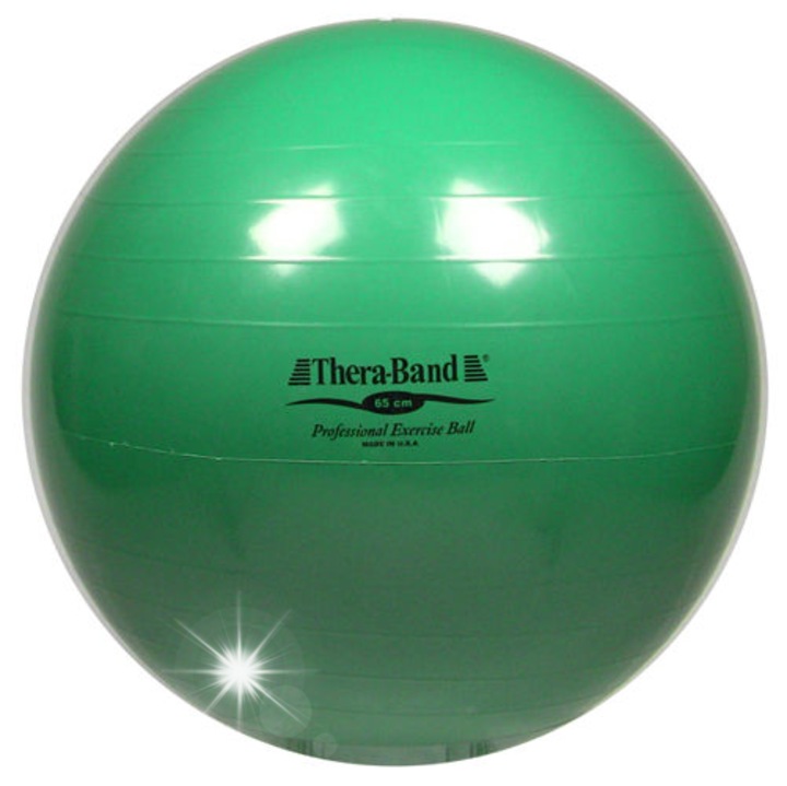 Фитнес топка Thera-Band, 45 см, жълта, за терапия и фитнес