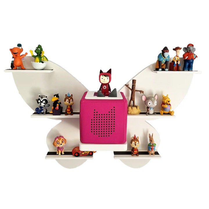 Organizator pentru figurine, Moliland, alb, dimensiuni variabile