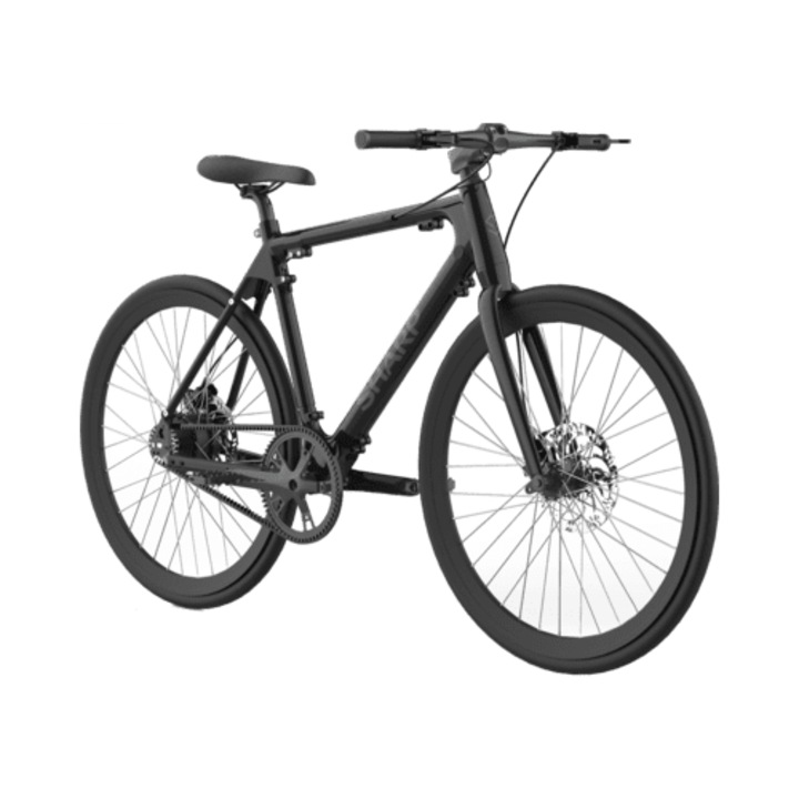 Bicicletă electrică, Sharp, BK-RS08EB, 80 km autonomie, 26 inch, negru