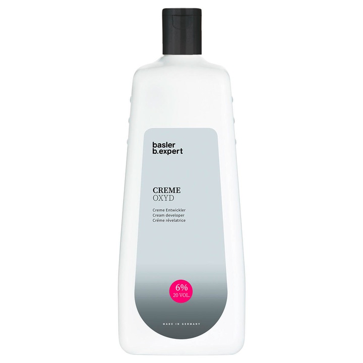 Oxidant de păr Basler, B.expert Cremeoxyd, 6% 20 vol., 1000 ml
