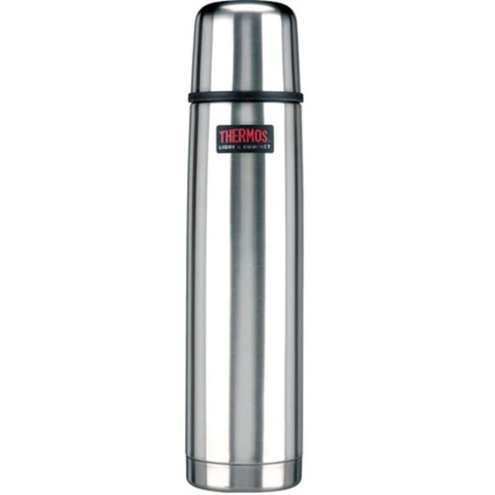 Termos din otel, Thermos, 1.0L, inoxidabil, capac igienic