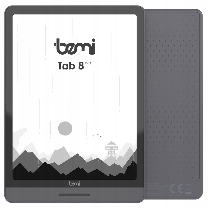 Четец за електронни книги Bemi Cognita Tab 8 Pro, 32GB, 7.8", сив, E-Ink Carta екран, Wi-Fi 5, Bluetooth
