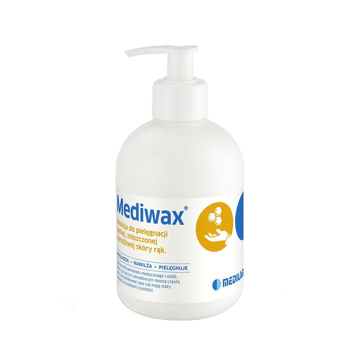 Medilab kézkrém, 330ml, száraz és érzékeny bőrre, pumpával