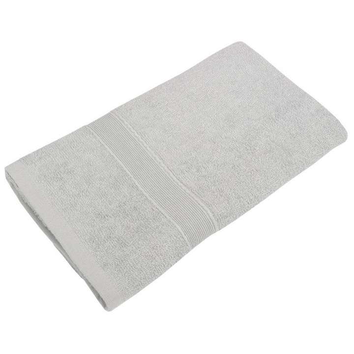 Prosop de baie din bumbac frotte RAVI 70x140 cm, culoare salviu