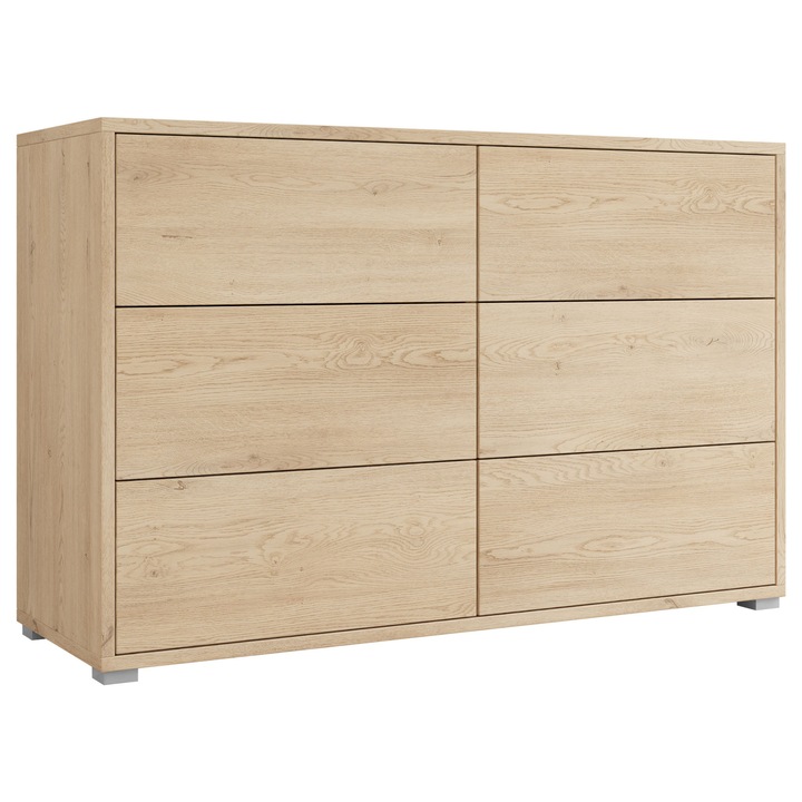 Comoda cu sertare Alekto K6SZ AK05, MIRJAN 24, stejar cremona, 41x120x73 cm