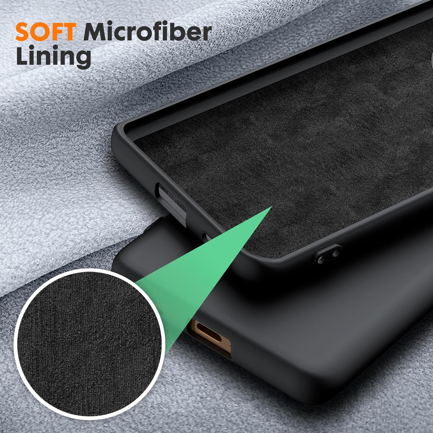 Husa pentru Honor Magic 8 Lite Liquid Silicone, subtire, captusita cu microfibra, anti amprenta, protectie camera foto, negru