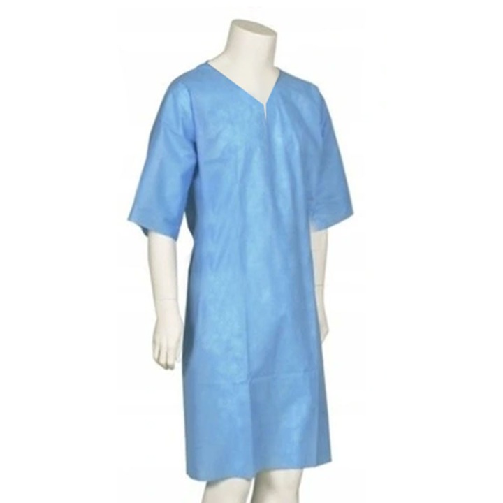 Camasa de spital pentru pacient, Abena, unica, 10 bucati, 35g