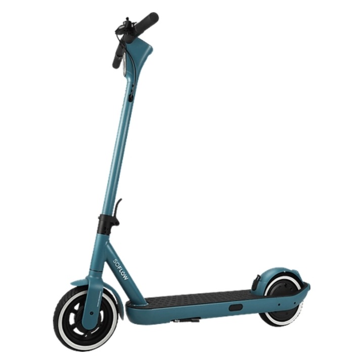 Trotineta electrica SoFlow SO ONE, roti 9", Baterie 5.2Ah, motor 350 W, viteza maxima 22 km/h, autonomie 30km Albastru
