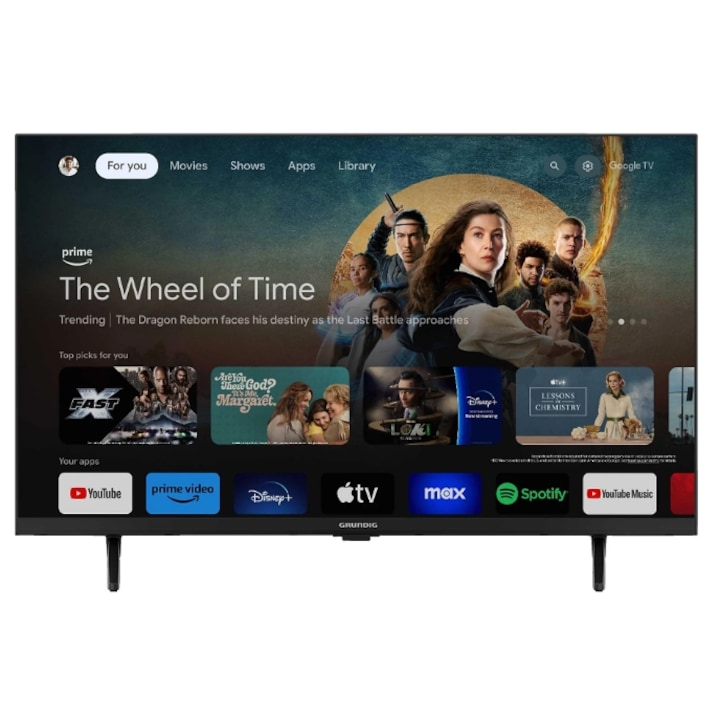 Grundig 80 cm 32" 32GHB6440 LED televízió, HD Ready, Smart TV, WiFi, CI+