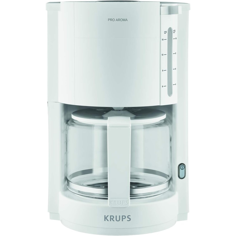 Cafetiera KRUPS ProAroma F 309 08, Cana de sticla Alb