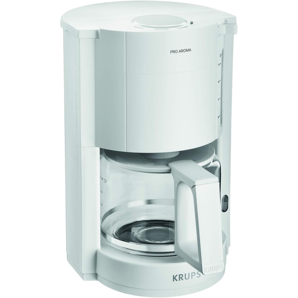 Cafetiera KRUPS ProAroma F 309 08, Cana de sticla Alb
