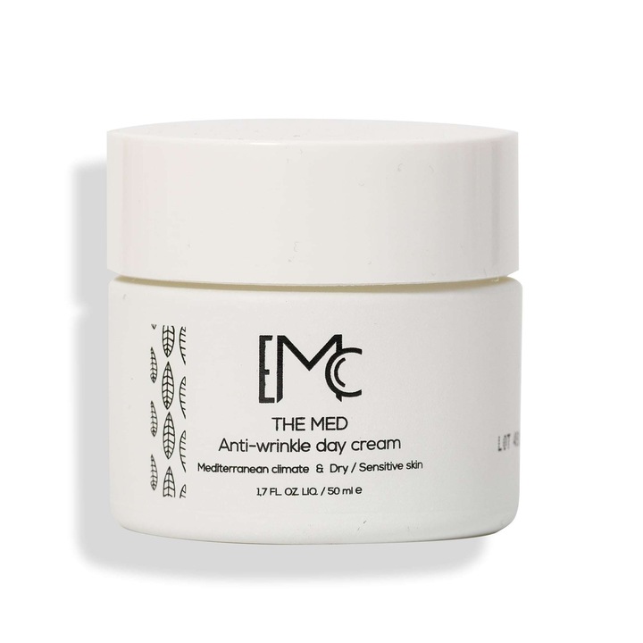 Crema antirid pentru piele uscata si sensibila, E.M.C SkinCare, hidratare intensa, protectie solara SPF 15, 50ml