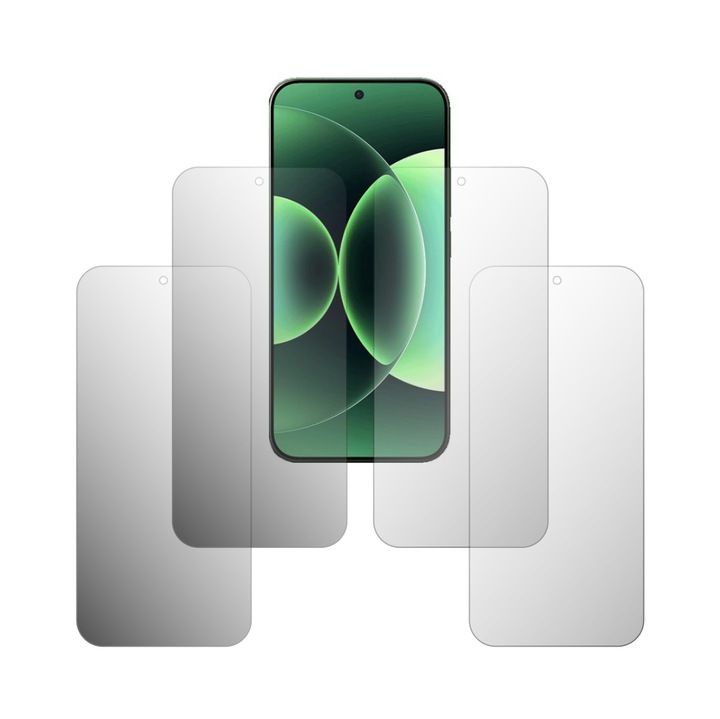 Set 4X Folie Protectie Ecran Folie24, pentru Xiaomi 17 Pro Max, 2X Ultra-Clear + 2X Mate, Acoperire Full-Display si Case-Friendly, Adezive, Flexibile cu Auto Regenerare