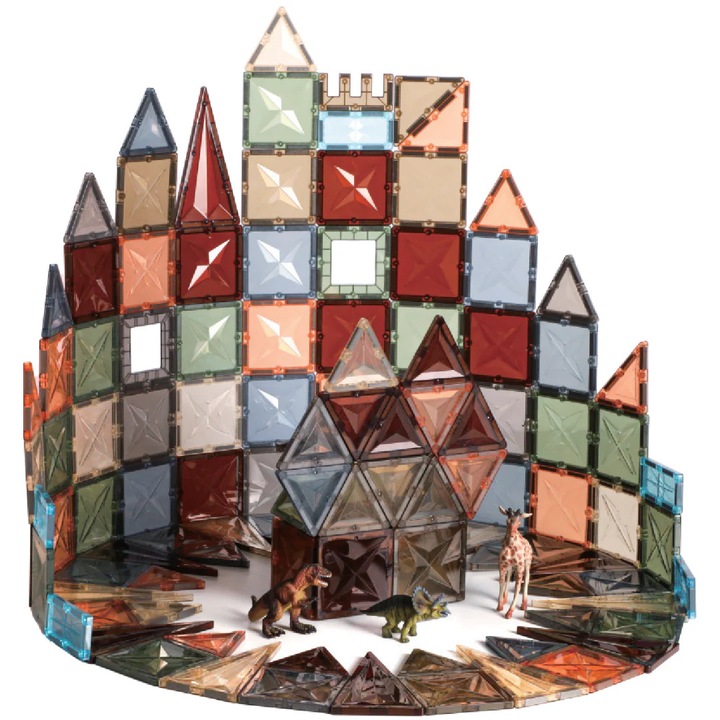 Set de Constructie Magnetica, 100 Piese Moonkee