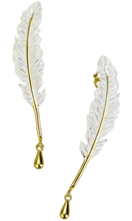 Cercei dama Trusky, argint, 4,6x0,8cm, 4g