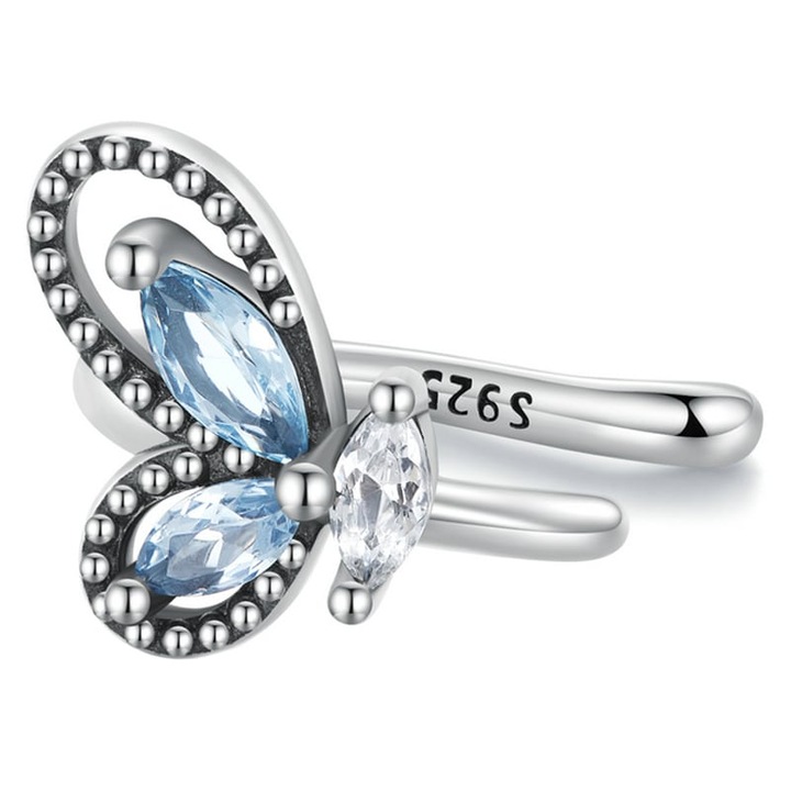 Cercei dama, Moda Trusky, Argint, 1x0,8cm, 0,9g